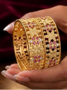 Gold Plated Bangles